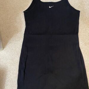Nike Black Ribbed Tank Dress